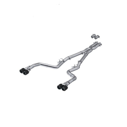 MBRP 15 - Up Challenger 5.7 / 17 - Up 6.2L/6.4L 3in Race Series Cat - Back w/ Quad Tips T304 Exhaust - Catback - MBRP