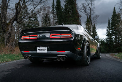 MBRP 15 - Up Challenger 5.7 / 17 - Up 6.2L/6.4L 3in Race Series Cat - Back w/ Quad Tips T304 Exhaust - Catback - MBRP