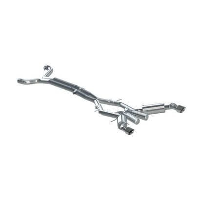 MBRP 16 - 19 Chevrolet Camaro SS 6 Speed 3in Dual Cat Back w/ 4.5in OD Tips - 409 (Non NPP Models) - Catback - MBRP