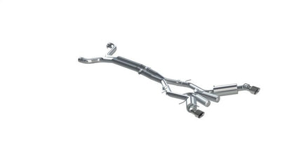 MBRP 16 - 19 Chevrolet Camaro SS 6 Speed 3in Dual Cat Back w/ 4.5in OD Tips - 409 (Non NPP Models) - Catback - MBRP