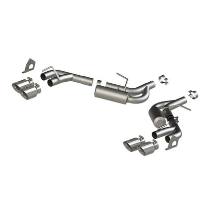 MBRP 16 - 19 Chevrolet Camaro V6 2.5in AL NPP Dual Axle Back Exhaust w/ 4in Quad Dual Wall Tips - Axle Back - MBRP