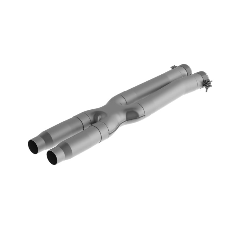 MBRP 16 - 19 Ford Mustang GT350 3in Resonator Delete X - Pipe - T409 - X Pipes - MBRP