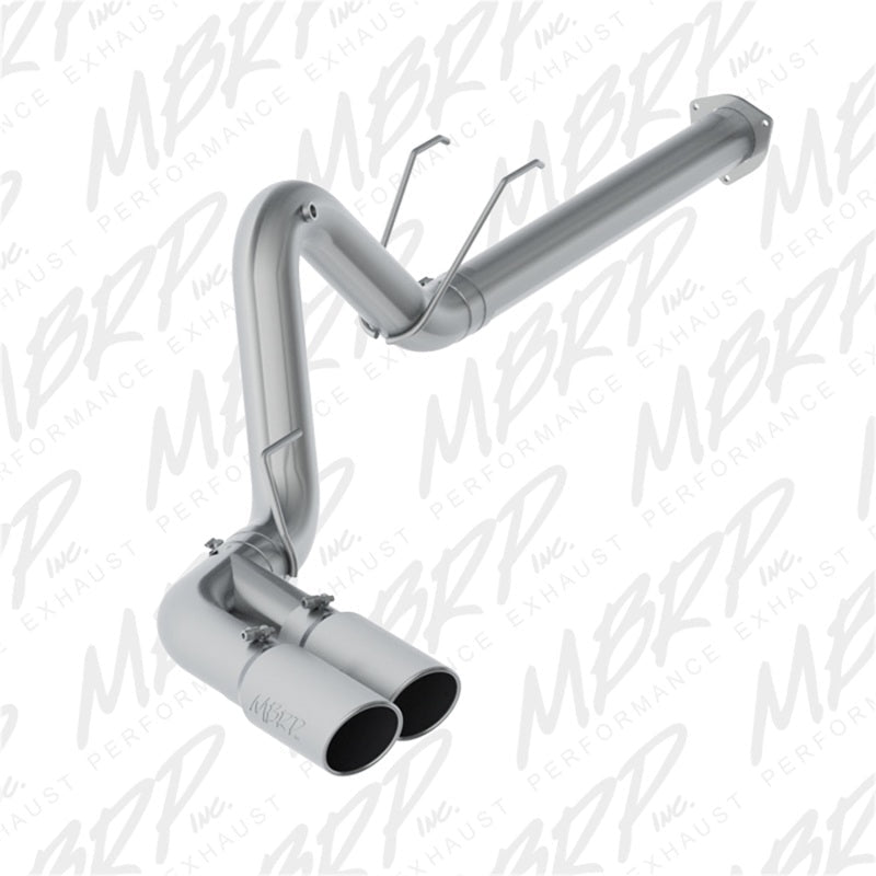 MBRP 17 - 19 Ford F250/350/450 6.4 L Filter Back Single Side Dual Exit Exhaust System - DPF Back - MBRP