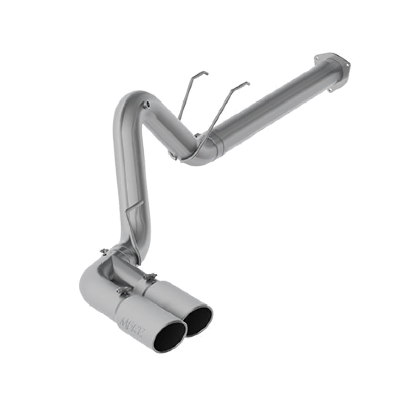 MBRP 17 - 19 Ford F250/350/450 6.4 L Filter Back Single Side Dual Exit Exhaust System - DPF Back - MBRP