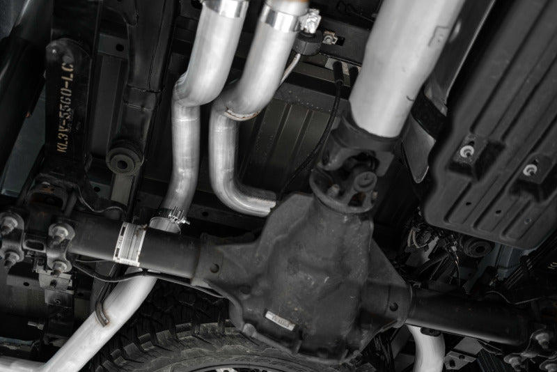 MBRP 17 - 20 Ford F - 150 Raptor 3.5L Ecoboost Dual Rear Exit T409 3in Resonator Back Exhaust System - Catback - MBRP