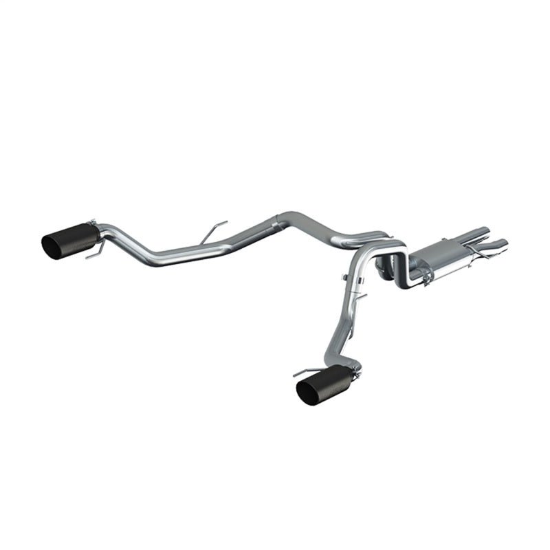 MBRP 17 - 20 Ford F - 150 Raptor 3.5L Ecoboost Dual Rear Exit T409 3in Resonator Back Exhaust System - Catback - MBRP