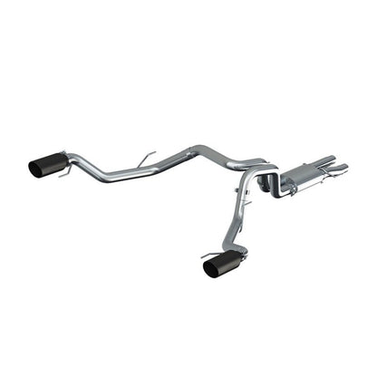 MBRP 17 - 20 Ford F - 150 Raptor 3.5L Ecoboost Dual Rear Exit T409 3in Resonator Back Exhaust System - Catback - MBRP