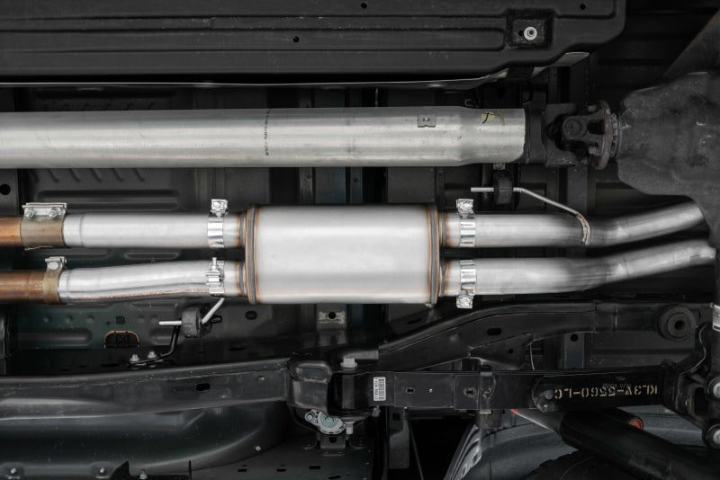 MBRP 17 - 20 Ford F - 150 Raptor 3.5L Ecoboost Dual Rear Exit T409 3in Resonator Back Exhaust System - Catback - MBRP
