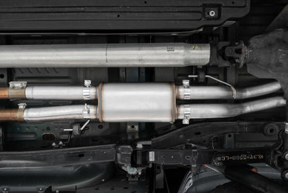 MBRP 17 - 20 Ford F - 150 Raptor 3.5L Ecoboost Dual Rear Exit T409 3in Resonator Back Exhaust System - Catback - MBRP