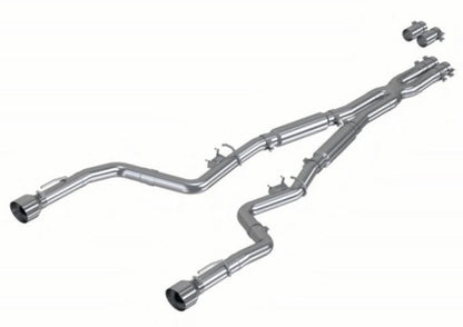MBRP 17 - 21 Charger 5.7L 3in Dual Rear Exit Aluminized Catback Exhaust - Catback - MBRP