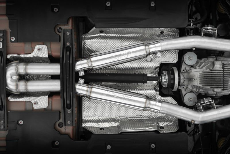 MBRP 17 - 21 Charger 5.7L 3in Dual Rear Exit Aluminized Catback Exhaust - Catback - MBRP
