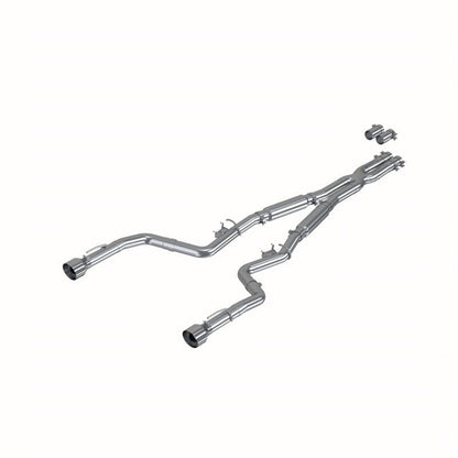 MBRP 17 - 21 Charger 5.7L 3in Dual Rear Exit Aluminized Catback Exhaust - Catback - MBRP