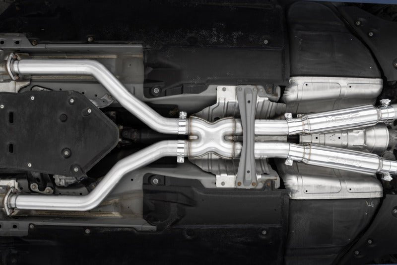 MBRP 17+ Infiniti Q60 3.0L RWD/AWD 3in Cat - Back Dual Split Rear Street Version w/4.5in OD Tips - T304 - Catback - MBRP