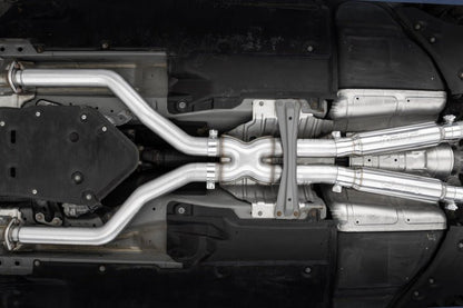MBRP 17+ Infiniti Q60 3.0L RWD/AWD 3in Cat - Back Dual Split Rear Street Version w/4.5in OD Tips - T304 - Catback - MBRP