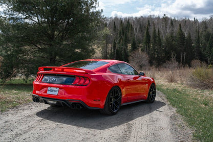 MBRP 18 - 19 Ford Mustang GT 5.0 3in Cat Back Quad Tip Race Version - AL - Catback - MBRP