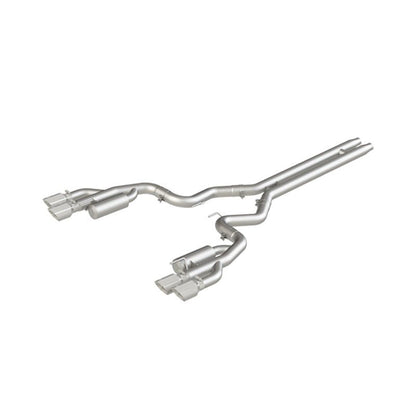 MBRP 18 - 19 Ford Mustang GT 5.0 3in Cat Back Quad Tip Race Version - AL - Catback - MBRP