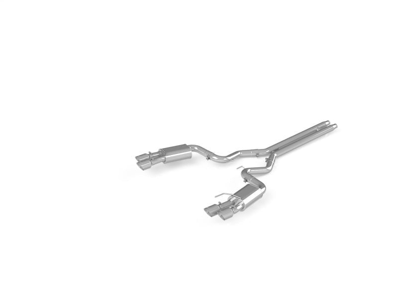 MBRP 18 - 19 Ford Mustang GT 5.0 3in Dual Split Rear Cat Back w/ Quad 4.0in Dual Wall Tips - T304 - Catback - MBRP