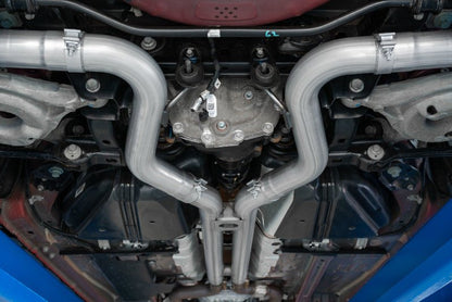 MBRP 18 - 19 Ford Mustang GT 5.0 3in Dual Split Rear Cat Back w/ Quad 4.0in Dual Wall Tips - T304 - Catback - MBRP