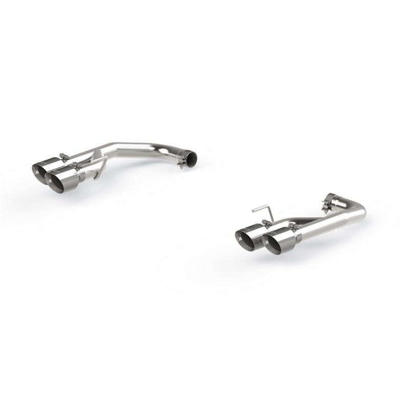 MBRP 18 - 20 Ford Mustang GT 2.5in T304 Non Active Dual Axle Back Exhaust System - 4in Dual Wall Tips - Axle Back - MBRP