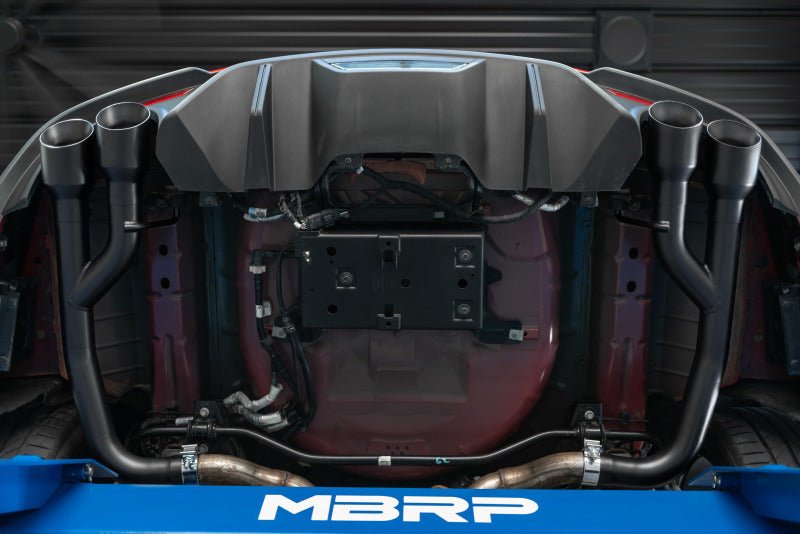 MBRP 18 - 20 Ford Mustang GT 2.5in T304 Non Active Dual Axle Back Exhaust System - 4in Dual Wall Tips - Axle Back - MBRP