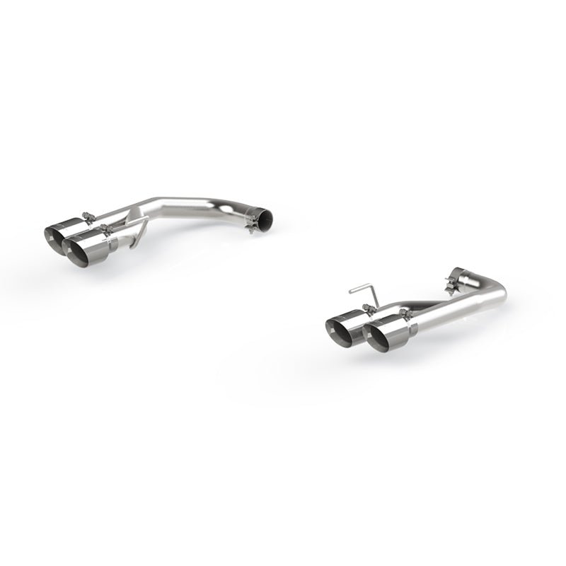 MBRP 18 - 20 Ford Mustang GT 2.5in T304 Non Active Dual Axle Back Exhaust System - 4in Dual Wall Tips - Axle Back - MBRP