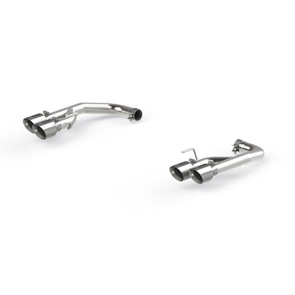MBRP 18 - 20 Ford Mustang GT 2.5in T304 Non Active Dual Axle Back Exhaust System - 4in Dual Wall Tips - Axle Back - MBRP
