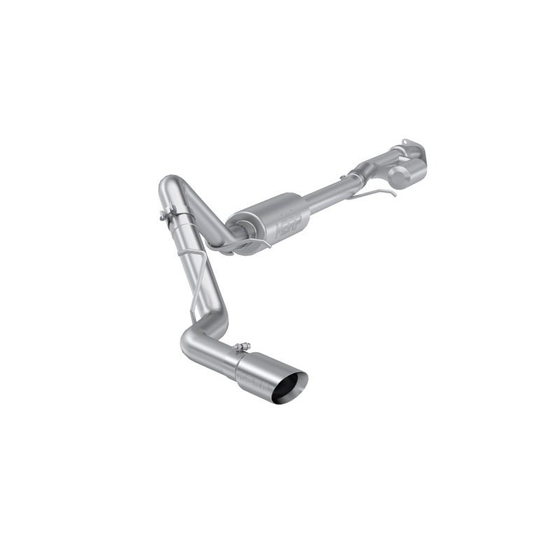 MBRP 19 - 24 GM 1500 Silverado/Sierra 2.7L T304 SS 3in Cat - Back w/ Single Side 4in Dual Wall Tip - Axle Back - MBRP