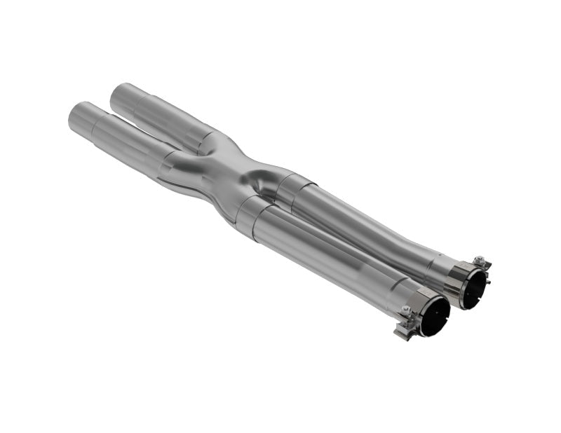 MBRP 20 - 22 Ford Mustang GT500 T409 Stainless Steel 3in Resonator Bypass - Resonators - MBRP