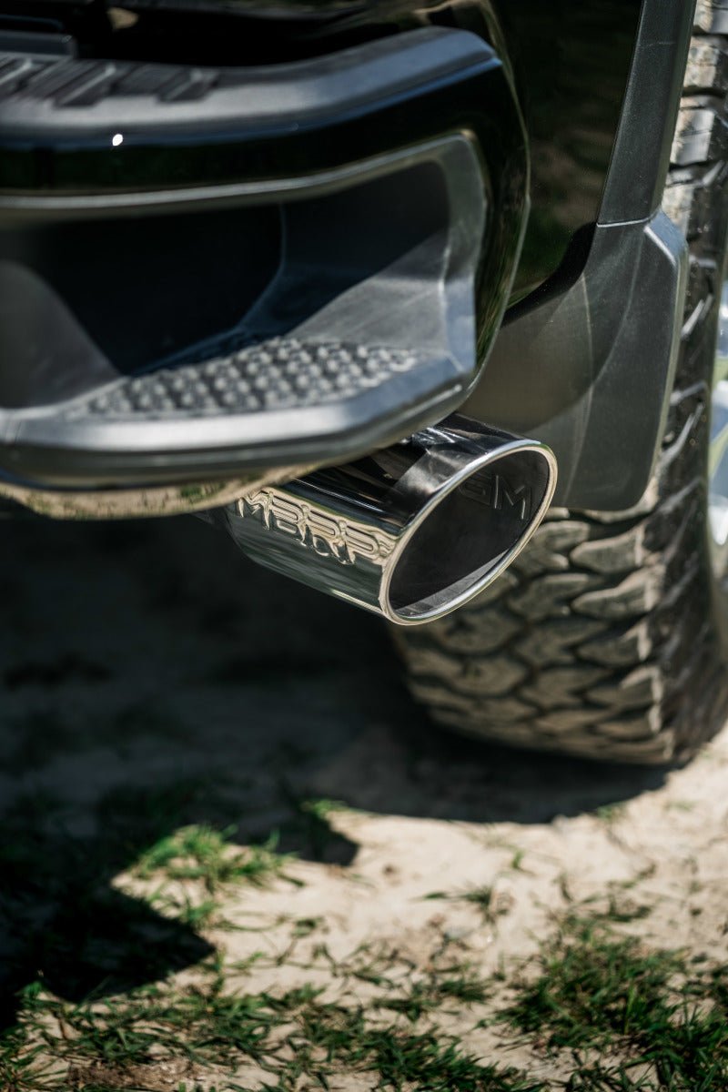 MBRP 20 - 23 Chevrolet Silverado 2500HD 6.6L Armor Plus T409 SS Single Side Exit 5in DPF Back Exhaust - DPF Back - MBRP