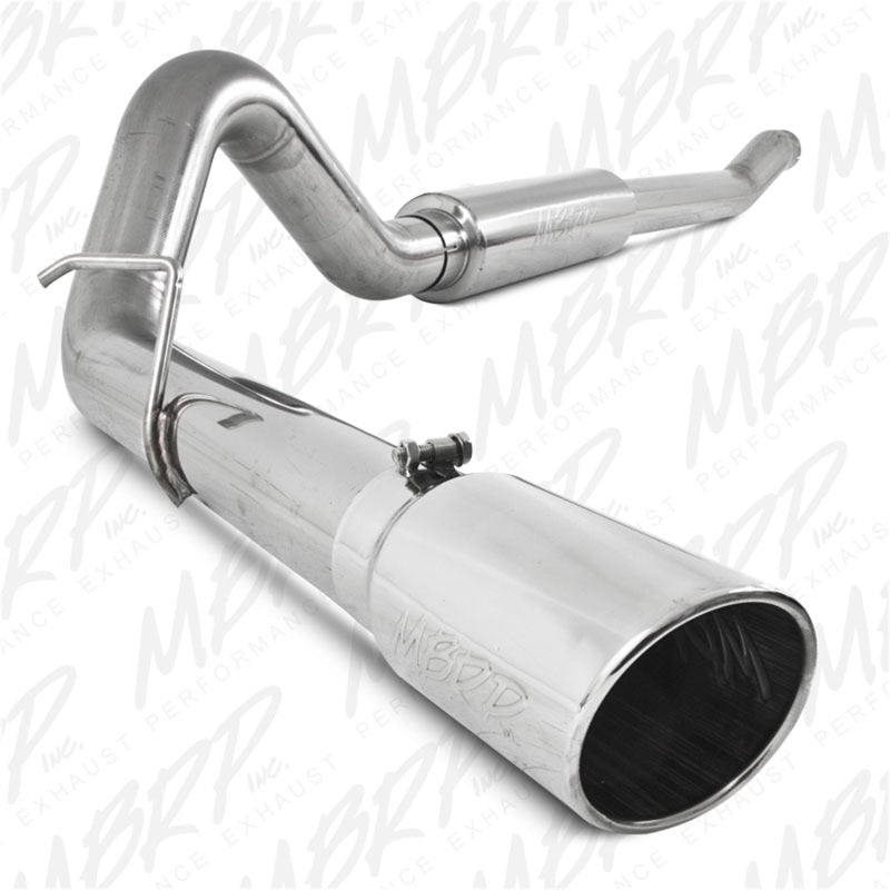 MBRP 2003 - 2007 Ford F - 250/350 6.0L EC/CC Turbo Back Single Side (Stock Cat) - Catback - MBRP