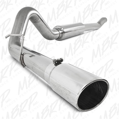 MBRP 2003 - 2007 Ford F - 250/350 6.0L EC/CC Turbo Back Single Side (Stock Cat) - Catback - MBRP