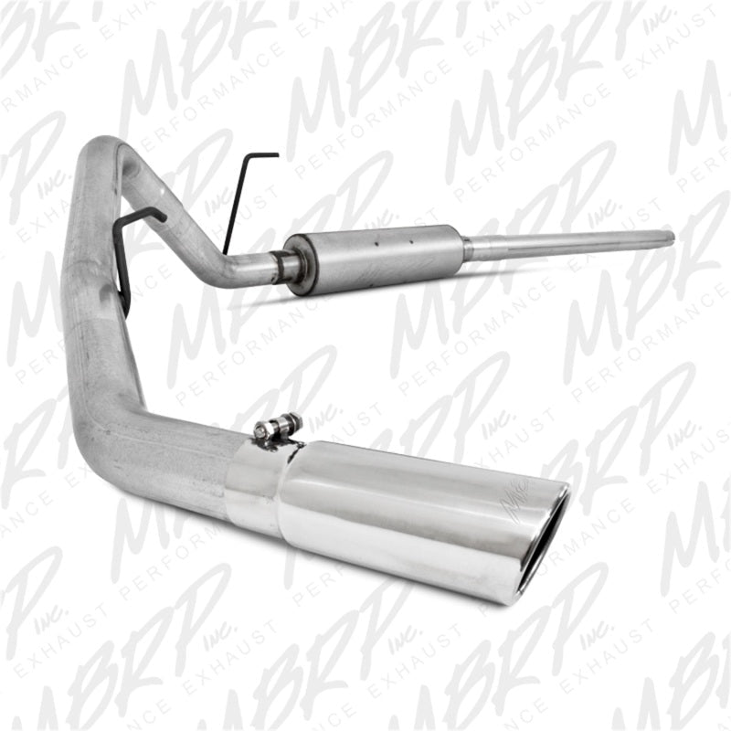 MBRP 2004 - 2008 Ford F150 EC/CC - SB Cat Back Single Side - Catback - MBRP