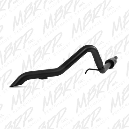MBRP 2007 - 2009 Jeep Wrangler (JK) 3.8L V6 4 dr Off - Road Tail Pipe Muffler before Axle - Axle Back - MBRP