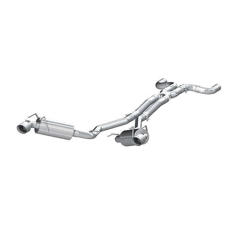 MBRP 2010 Chev Camaro V6 3.6L Dual Cat Back Round Tips (11 Conv. MUST purchase mbrpAD1710) - Catback - MBRP