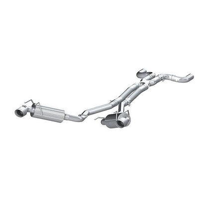 MBRP 2010 Chev Camaro V6 3.6L Dual Cat Back Round Tips (11 Conv. MUST purchase mbrpAD1710) - Catback - MBRP