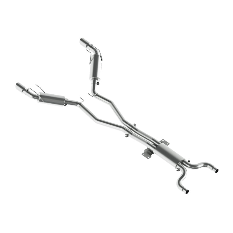 MBRP 2010 Chev Camaro V8 6.2L Automatic (L99) 3 Dual Cat Back Round Tips T409 - Catback - MBRP