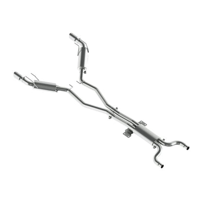 MBRP 2010 Chev Camaro V8 6.2L Automatic (L99) 3 Dual Cat Back Round Tips T409 - Catback - MBRP