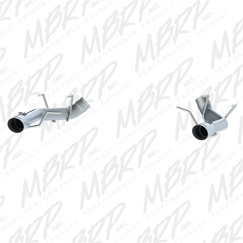 MBRP 2011 - 2014 Ford Mustang GT 3in Dual Axle Back Muffler Delete - T304 - Axle Back - MBRP