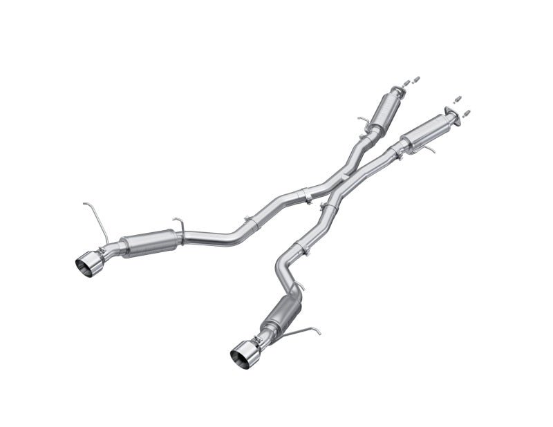 MBRP 2012+ Jeep Grand Cherokee SRT 6.4L 3in Dual Rear Exit Aluminized Catback Exhaust - T304 Tips - Catback - MBRP