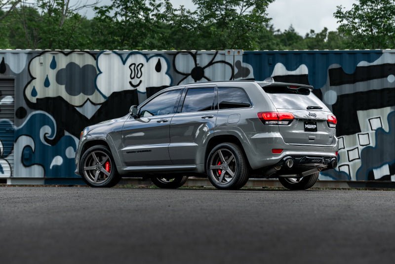 MBRP 2012+ Jeep Grand Cherokee SRT 6.4L 3in Dual Rear Exit Aluminized Catback Exhaust - T304 Tips - Catback - MBRP