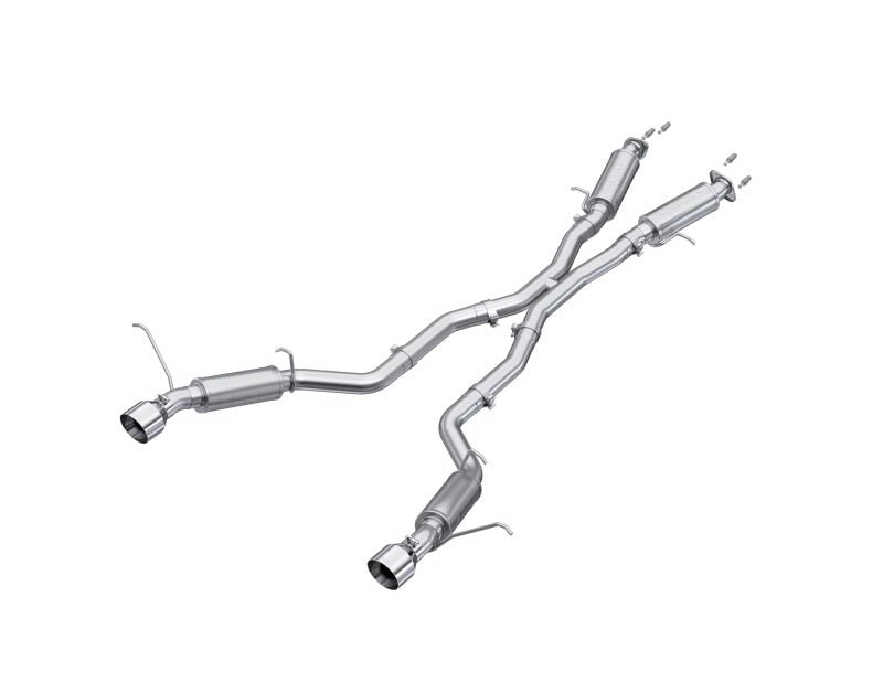 MBRP 2012+ Jeep Grand Cherokee SRT 6.4L 3in Dual Rear Exit Aluminized Catback Exhaust - T304 Tips - Catback - MBRP