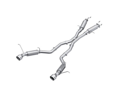 MBRP 2012+ Jeep Grand Cherokee SRT 6.4L 3in Dual Rear Exit Aluminized Catback Exhaust - T304 Tips - Catback - MBRP