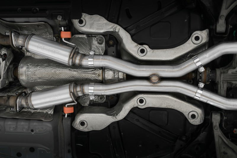 MBRP 2012+ Jeep Grand Cherokee SRT 6.4L 3in Dual Rear Exit Aluminized Catback Exhaust - T304 Tips - Catback - MBRP