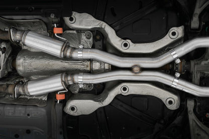 MBRP 2012+ Jeep Grand Cherokee SRT 6.4L 3in Dual Rear Exit Aluminized Catback Exhaust - T304 Tips - Catback - MBRP
