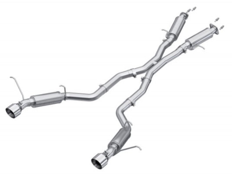 MBRP 2012+ Jeep Grand Cherokee SRT 6.4L 3in Dual Rear Exit Aluminized Catback Exhaust - T304 Tips - Catback - MBRP