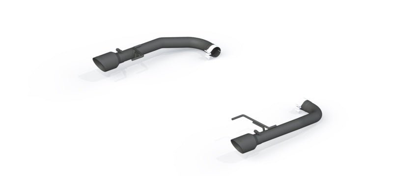 MBRP 2015 - 2017 Ford Mustang GT 5.0 2 - 1/2in Axle Back Kit - Black Coated 4in OD Tips Included - Axle Back - MBRP