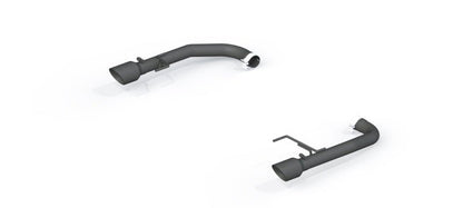 MBRP 2015 - 2017 Ford Mustang GT 5.0 2 - 1/2in Axle Back Kit - Black Coated 4in OD Tips Included - Axle Back - MBRP