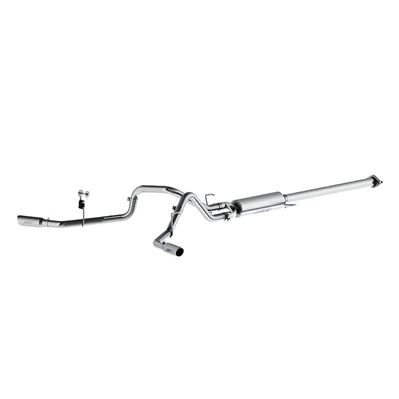 MBRP 2015 Ford F - 150 2.7L / 3.5L EcoBoost 2.5in Cat Back Dual Side Split Alum Exhaust System - Catback - MBRP