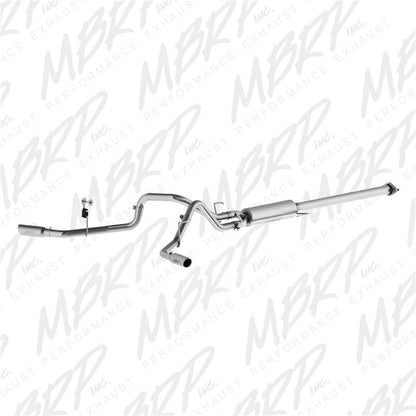 MBRP 2015 Ford F - 150 2.7L / 3.5L EcoBoost 2.5in Cat Back Dual Side Split Alum Exhaust System - Catback - MBRP