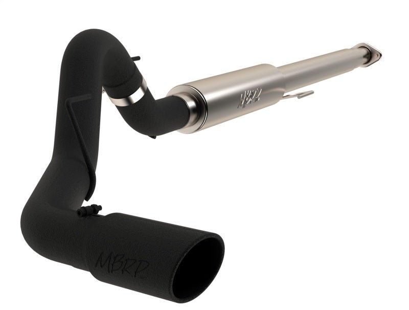 MBRP 2015 Ford F - 150 2.7L / 3.5L EcoBoost 4in Cat Back Single Side Black Exhaust System - Catback - MBRP